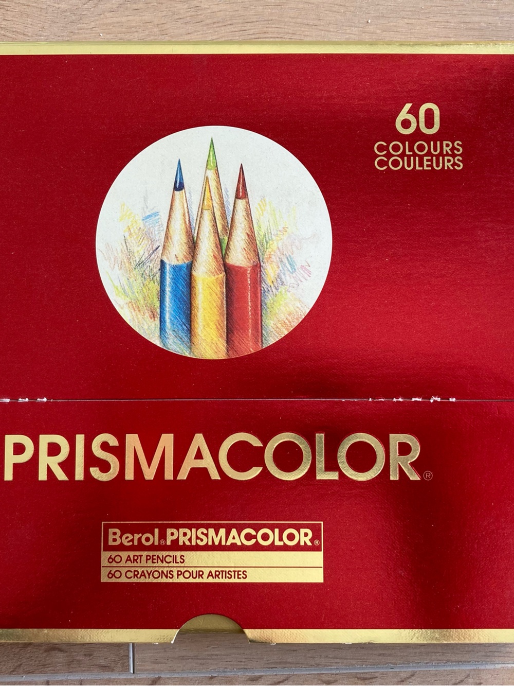 Prismacolor 60-Color Art Pencil Set - Red Gold Box
